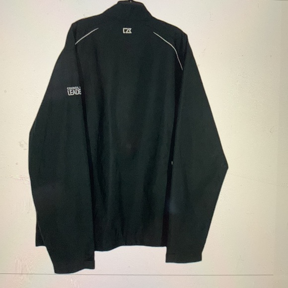 - * NEW* Cutter& Buck Black Water Repellent Golf Jacket Size XXL - Picture 3 of 9